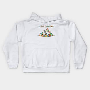 I Love Camping Kids Hoodie